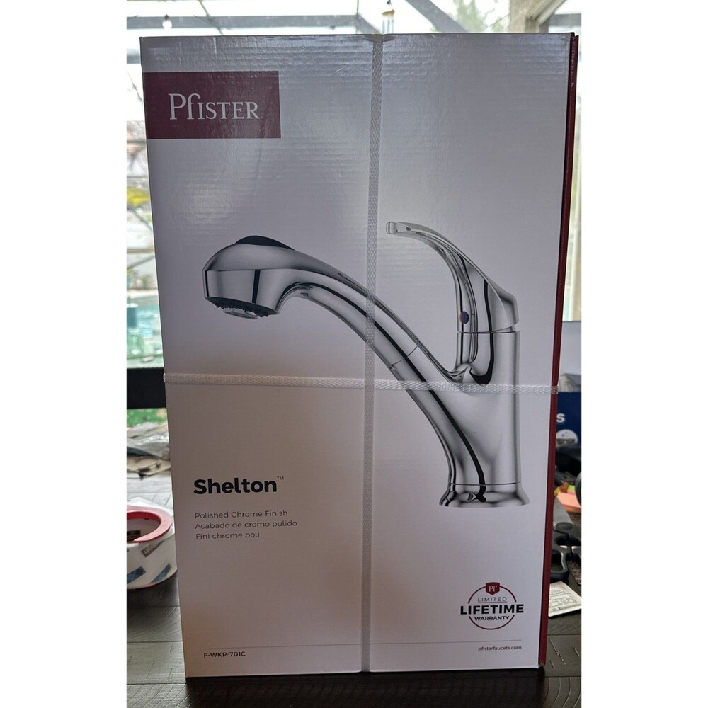 Pfister Shelton Kitchen Faucet F-WKP-701C Pull Down Chrome NEW In Box